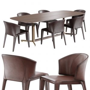 Natuzzi Atta Chair Campus Table