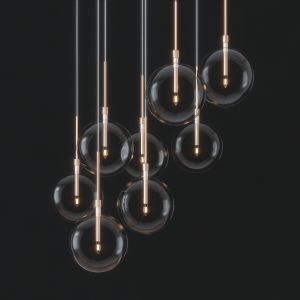 8 Glass Pendant Lights