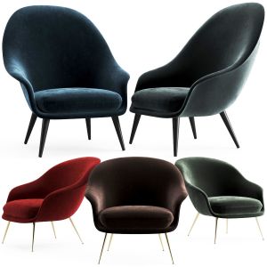 Gubi Bat Lounge Chairs