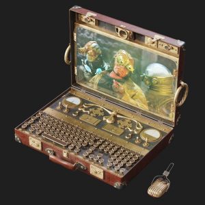 Steampunk Laptop