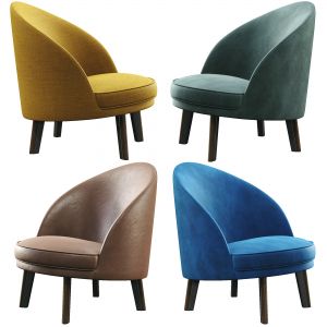 Jules Armchair By Arflex ( 4 Color Version)