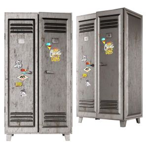 Grey Metal Locker