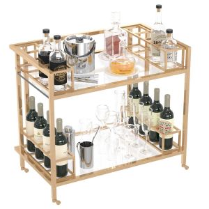 Restoration Hardware 1930s French Trolley Bar Cart