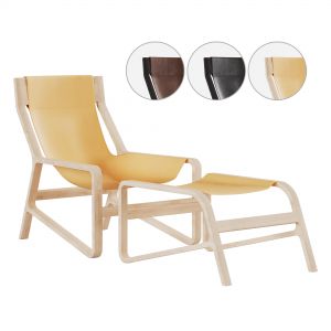 Toro Lounge Chair + Toro Ottoman