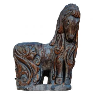 Wooden Horse Figurine