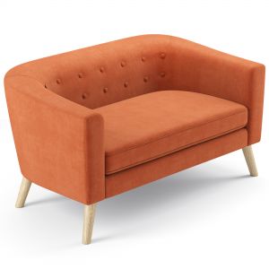 Bridie Mid-century Modern Loveseat