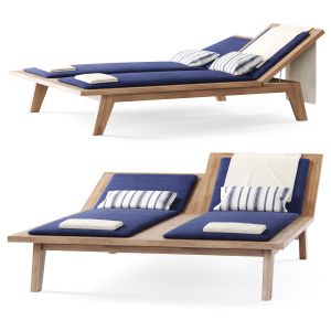 Tea House Double Sunbed / Exteta Furniture