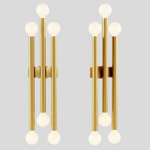 Pair Gio Ponti Brass Sconce