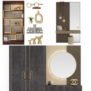 Bedroom Furniture Hallway Decorative Composition