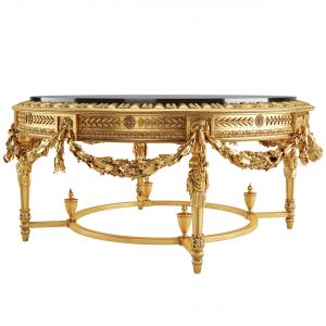 Round Tisserant Coffee Table In Bronze Classic Sty