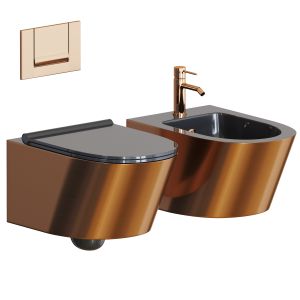 Wall Hung Toilet Gold / Ceramica Catalano Gold