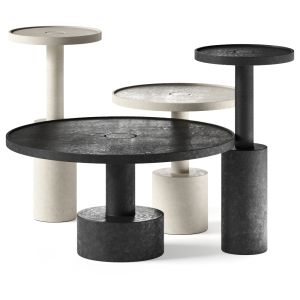 Baxter Pillar Small Coffee & Side Tables