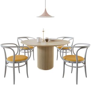 Thonet 209p + Palais Royal Table By Asplund