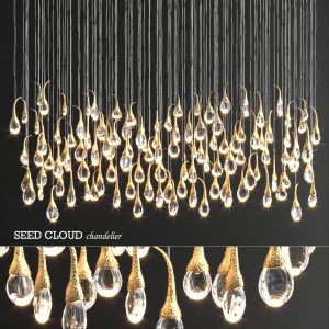 Seed Cloud 112 Buds Chandelier By Ochre