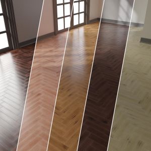 Parquet 1 | Herringbone | 4k | Pbr | Png | 5 Color