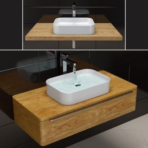 Washbasin Ravak Ceramic Slim R