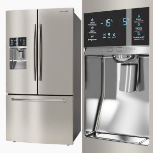 Modern Fridge  Samsung Rf28hfedbsg