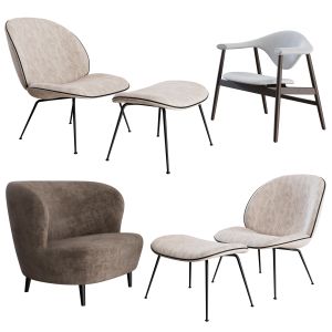 Gubi Lounge Chairs