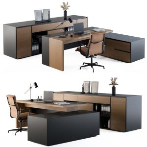 Office Furniture - Manager Set 05