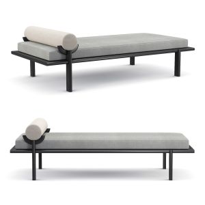 Vonnegut Kraft - Black Crescent Lounge Daybed