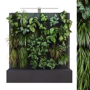 Vertical Plant Box Set 176 Lowpoly