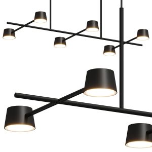 Aromas Del Campo Nera Six Pendant Lamp