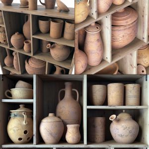 Dishes Clay Rack N15