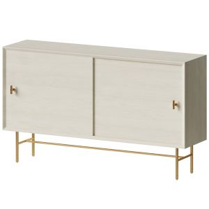 Modernist Wood & Lacquer Console - West Elm