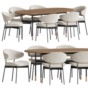 Luz Chair Harri Table Dining Set