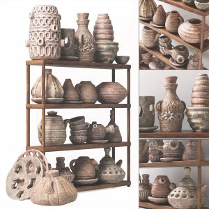 Dishes Clay Rack N6