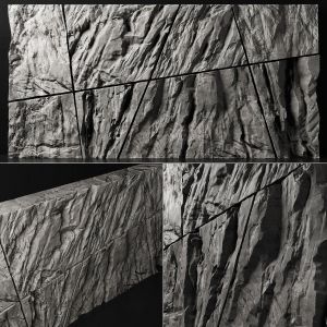 Stone Rock Wall Splinter Slab N2