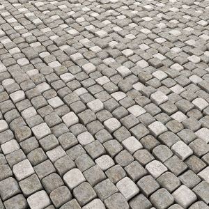 Paving Stone Cube Gray N1