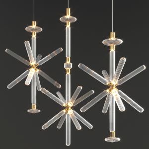 Cipher Multi Pendant Light By Lasvit