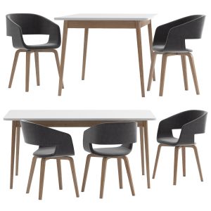 Jysk Gammelgab Table With Holstebro Chair