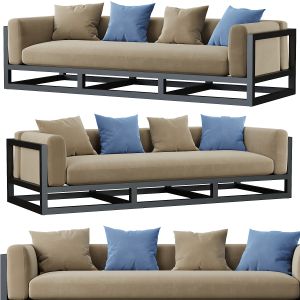 RH | Aviara Aluminum Sofa