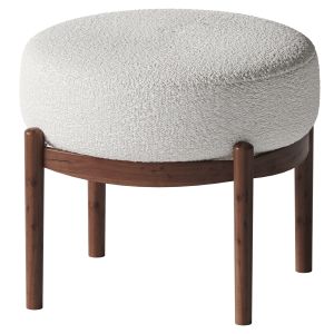 Hugo Frandsen Round Ottoman - Vinterior