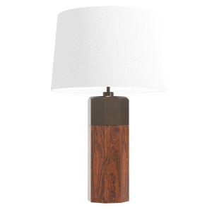 Alexander Lamont Otto Table Lamp Louro Preto Wood