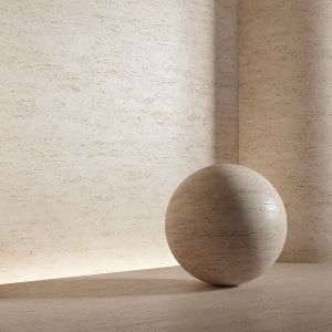 Stone Material, Travertine. 18, Pbr, Seamless