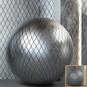 4k - 2 Models Of Metal Pattern Set 03- Seamless, T