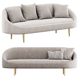 Sublime Curved Sofa By Modway