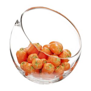 Large Slant Fruit Bowl Tomato 02