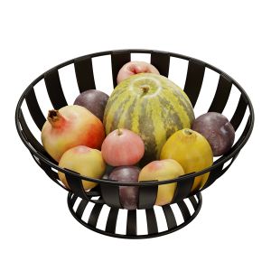 Stripe Fruit Bowl Set 03