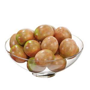 Glass Footed Fruit Bowl Set 27