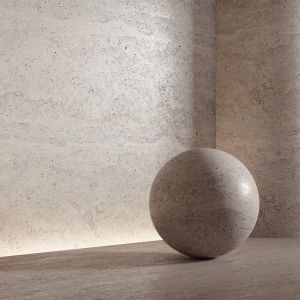 Stone Material, Travertine. 22, Pbr, Seamless