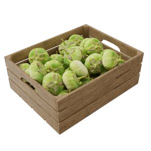 Green Giant Eggplant Crates