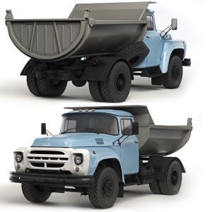 Zil 130 Dump Truck Mmz 555 1965