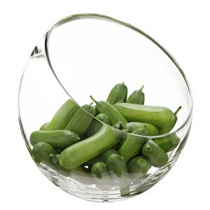 Large Slant Fruit Bowl Baby Cucumber