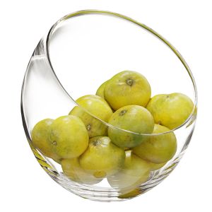 Large Slant Fruit Bowl Oranges 02