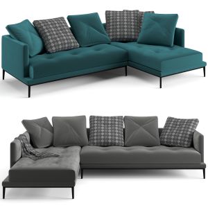 Bonaldo Soft Island Sofa Chaise Lounge