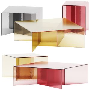 Aspa Glass Coffee Table By Pulpo